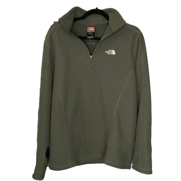 The North Face Other - THE North Face men’s half zip grey waffle fleece pullover size medium